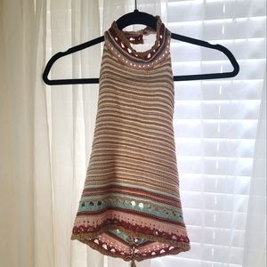 Crochet halter tank